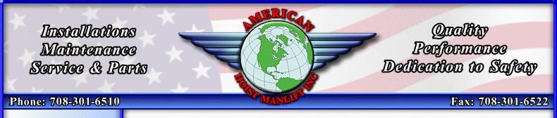 American Hoist and Manlift Inc. parts, service and repair for Humphrey, Ersham, Viola, Allis Chalmers Employees Belt Manlifts. American Hoist and Manlift specializes in all your hoist and manlifts repairs, parts and service for new and used equipment.